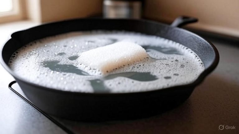 how can i clean my cast iron skillet