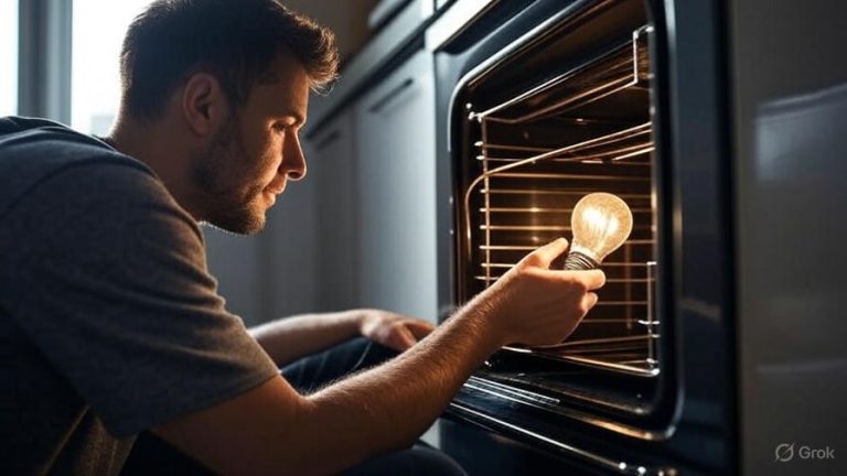 how to change oven light
