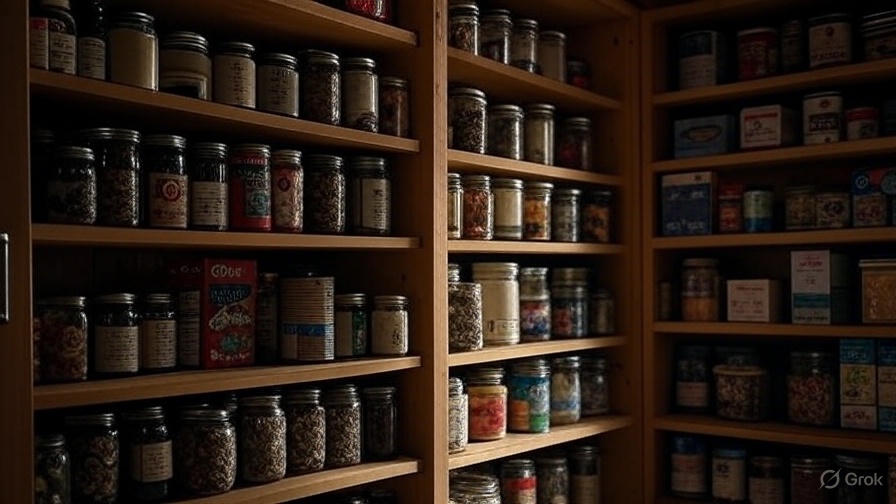 how to organize kitchen pantry