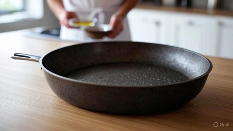 how to season a carbon steel pan