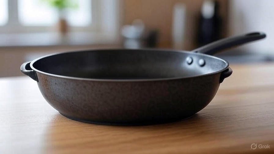 best 12 inch carbon steel pan silicone grip