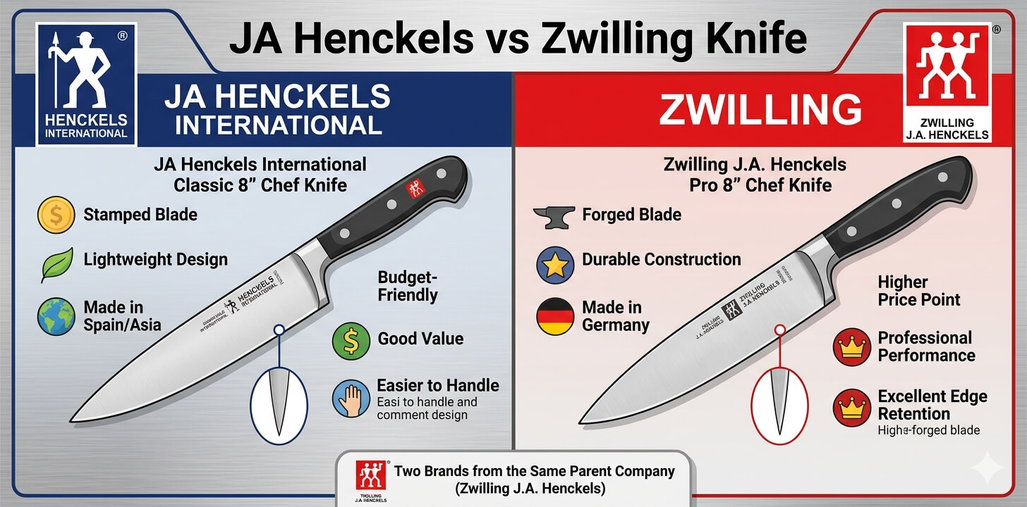 Ja Henckels vs Zwilling Knife