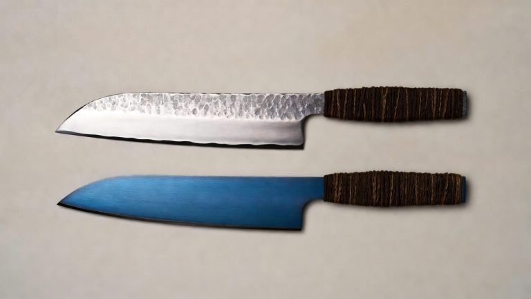 Tetsujin Ginsan vs Blue 2 Knife