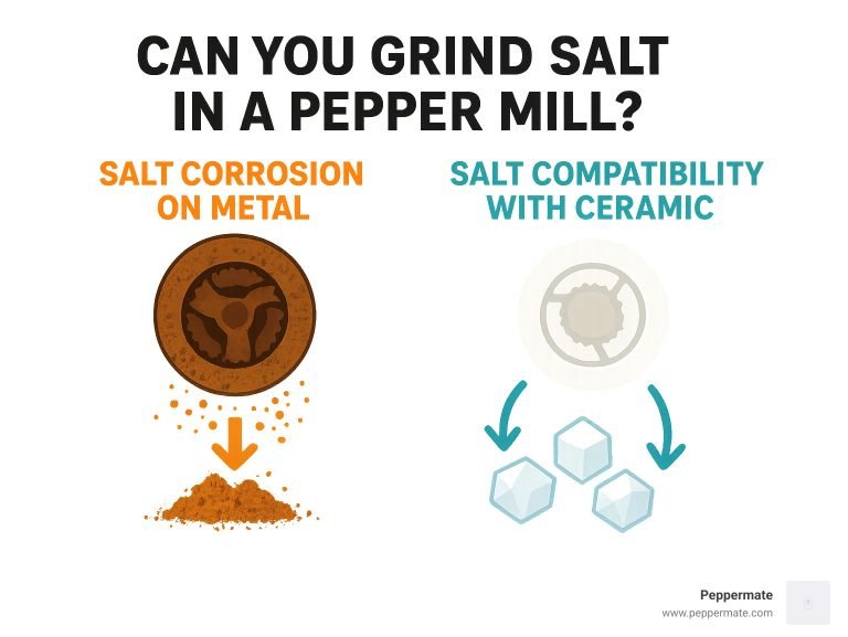 Can You Put Regular Salt In A Salt Grinder