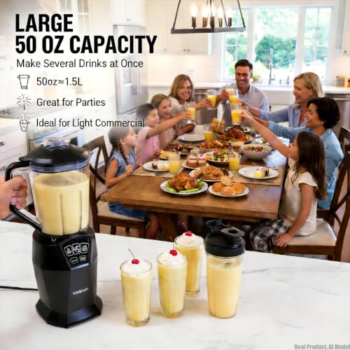 Lieber Lecker 1200W Kitchen Mixer With 50-Oz Jar